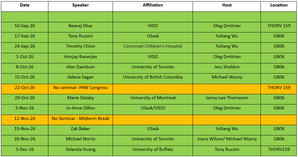 bmi-prism term 1 schedule