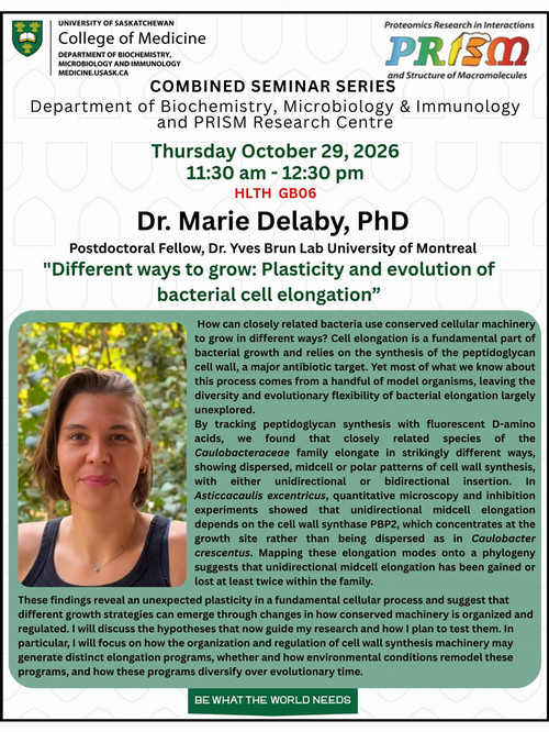 poster with seminar details