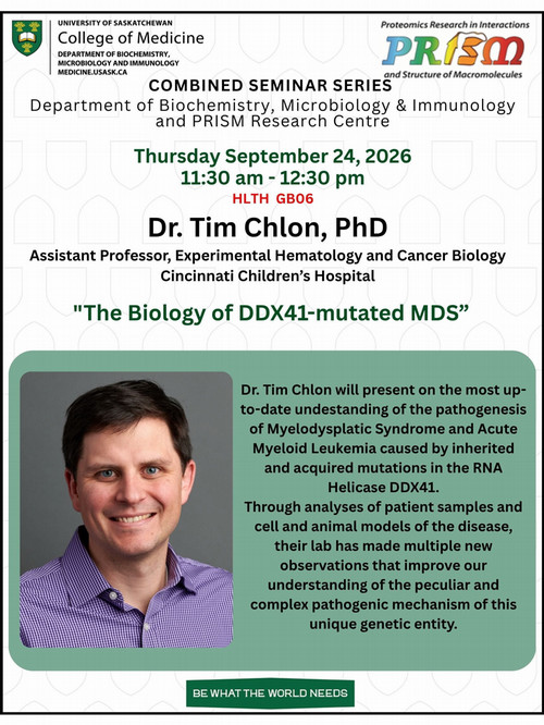 poster with seminar details