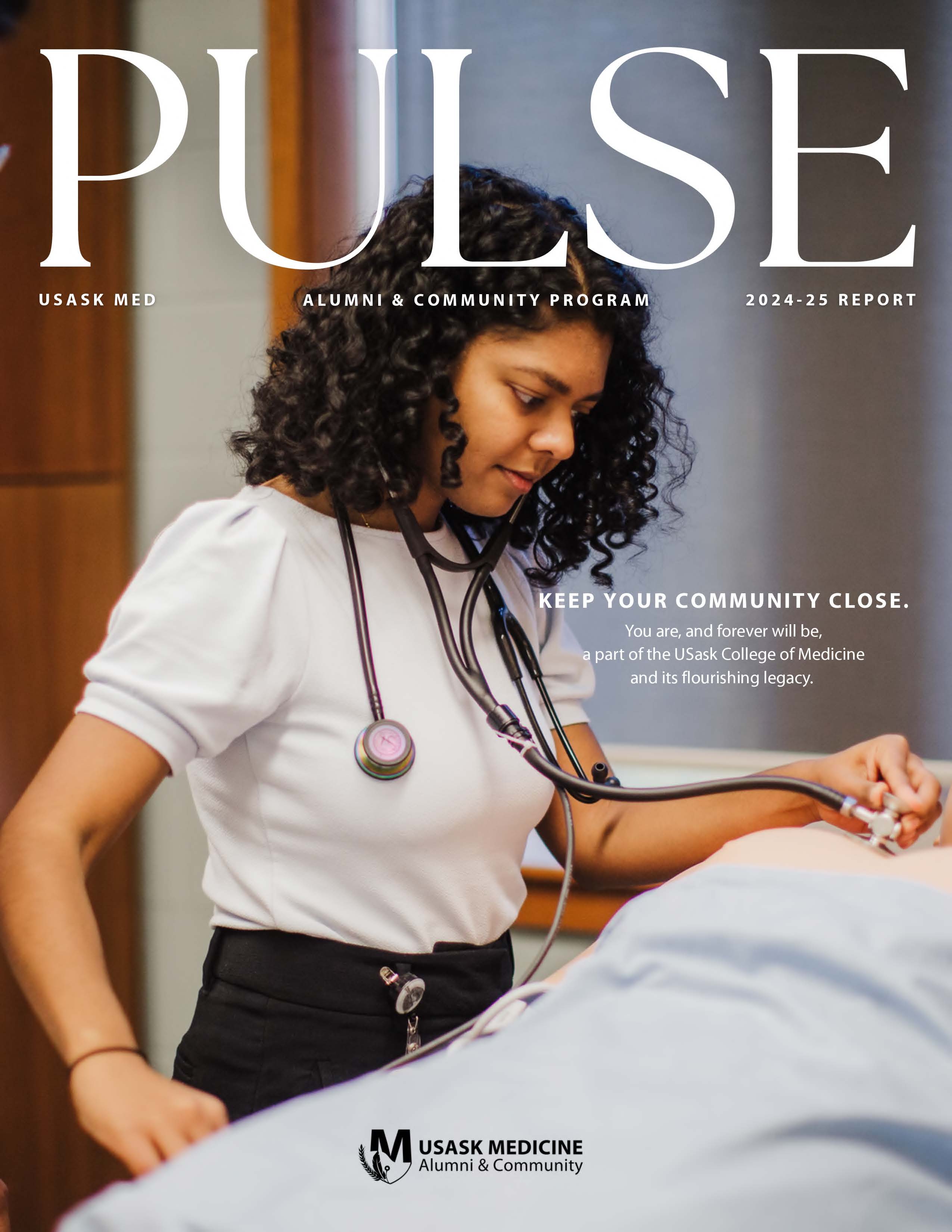 2024-25 Alumni and Community Impact Report Cover