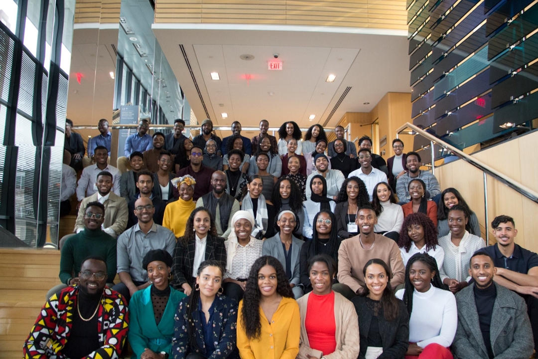 All attendees are seen here at the inaugural Black Medical Students AGM in Toronto at the beginning of March 2020. 