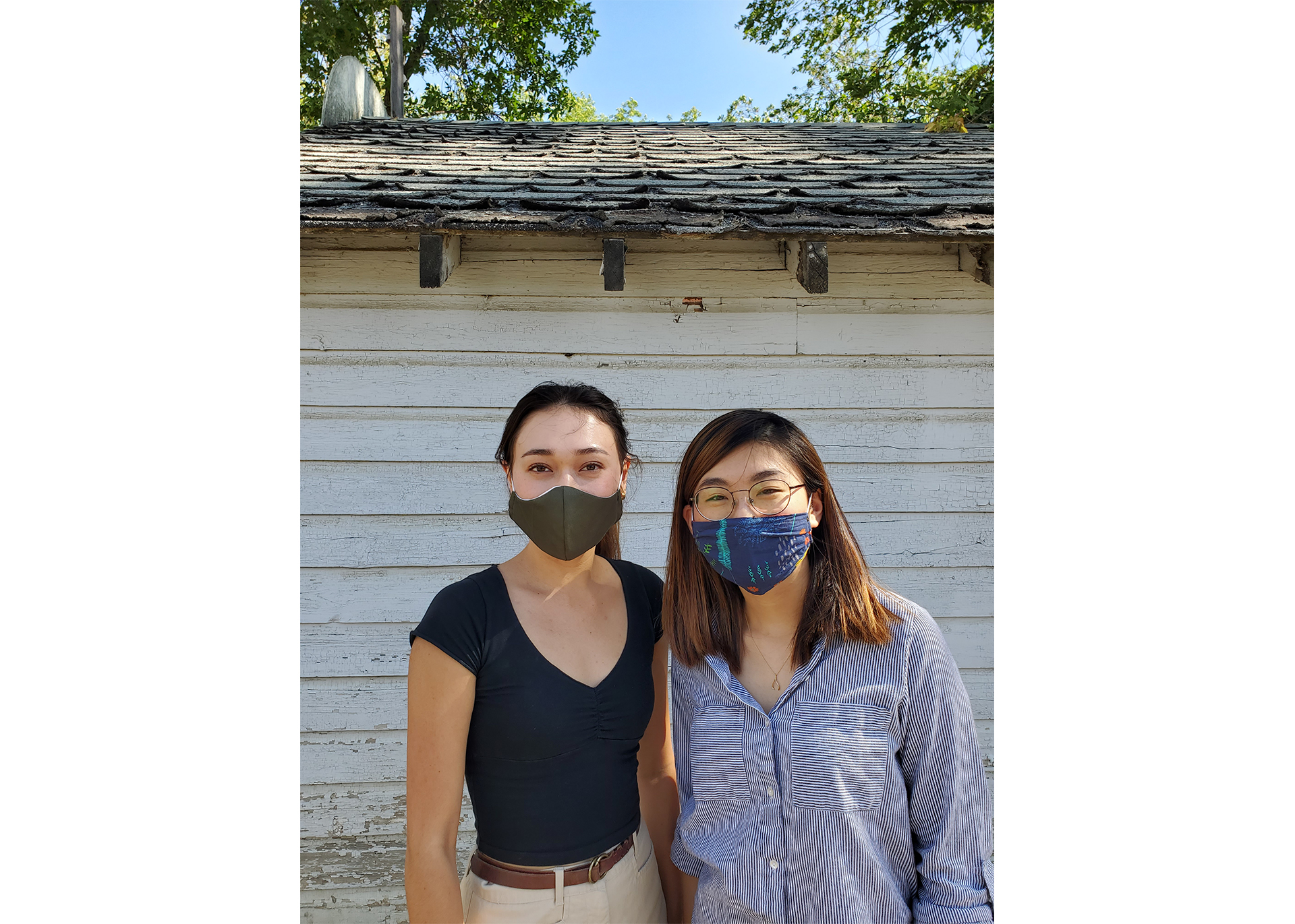 From left, longtime friends Erinna McMurtry and Gloria Sun write about their experience in starting medical school during COVID-19. Submitted photo