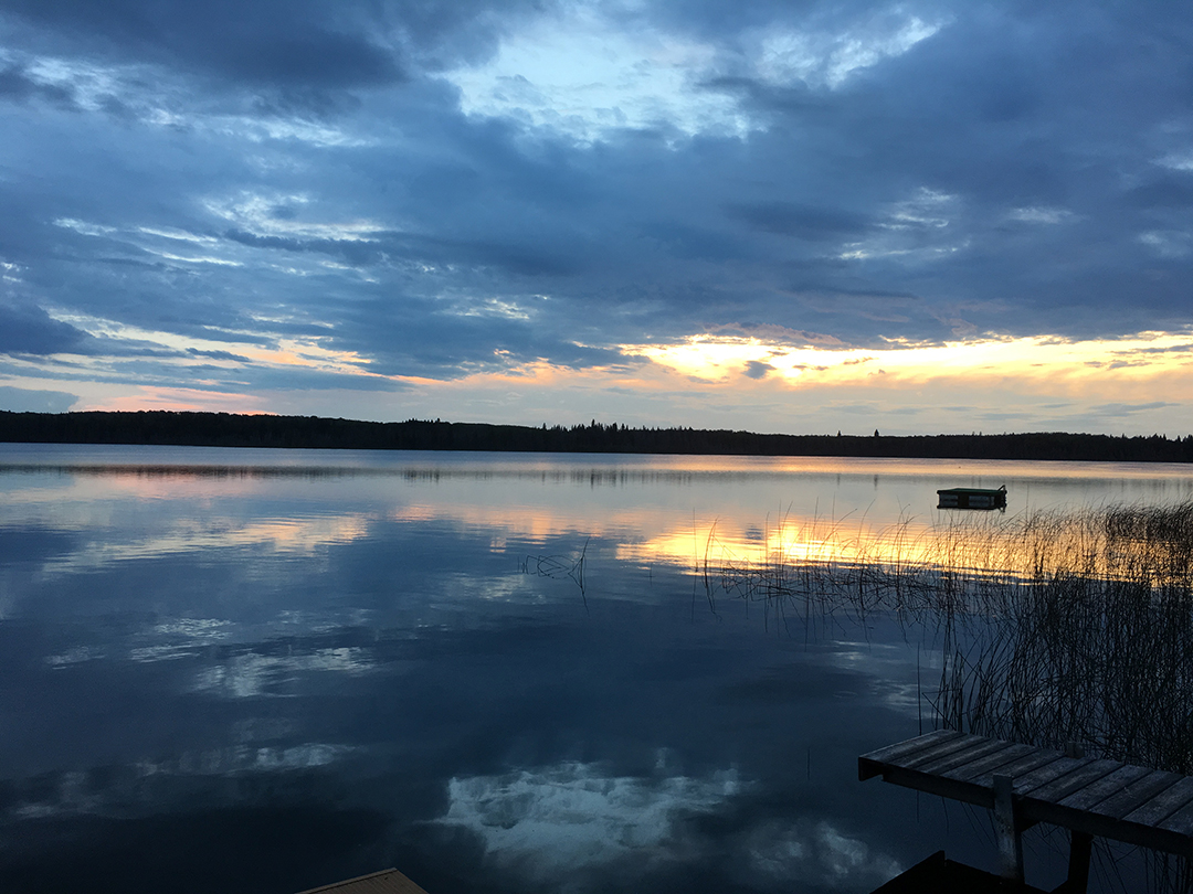 The ttranquility of a Saskatchewan lake (Photo: Brooklyn Rawlyk)