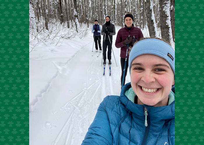 From front to back: Dr. Anna Redekop, Jamie Vander Ende (SLIC student), Ryan Labossiere (SLIC student), Desiree community member. (Submitted photo)