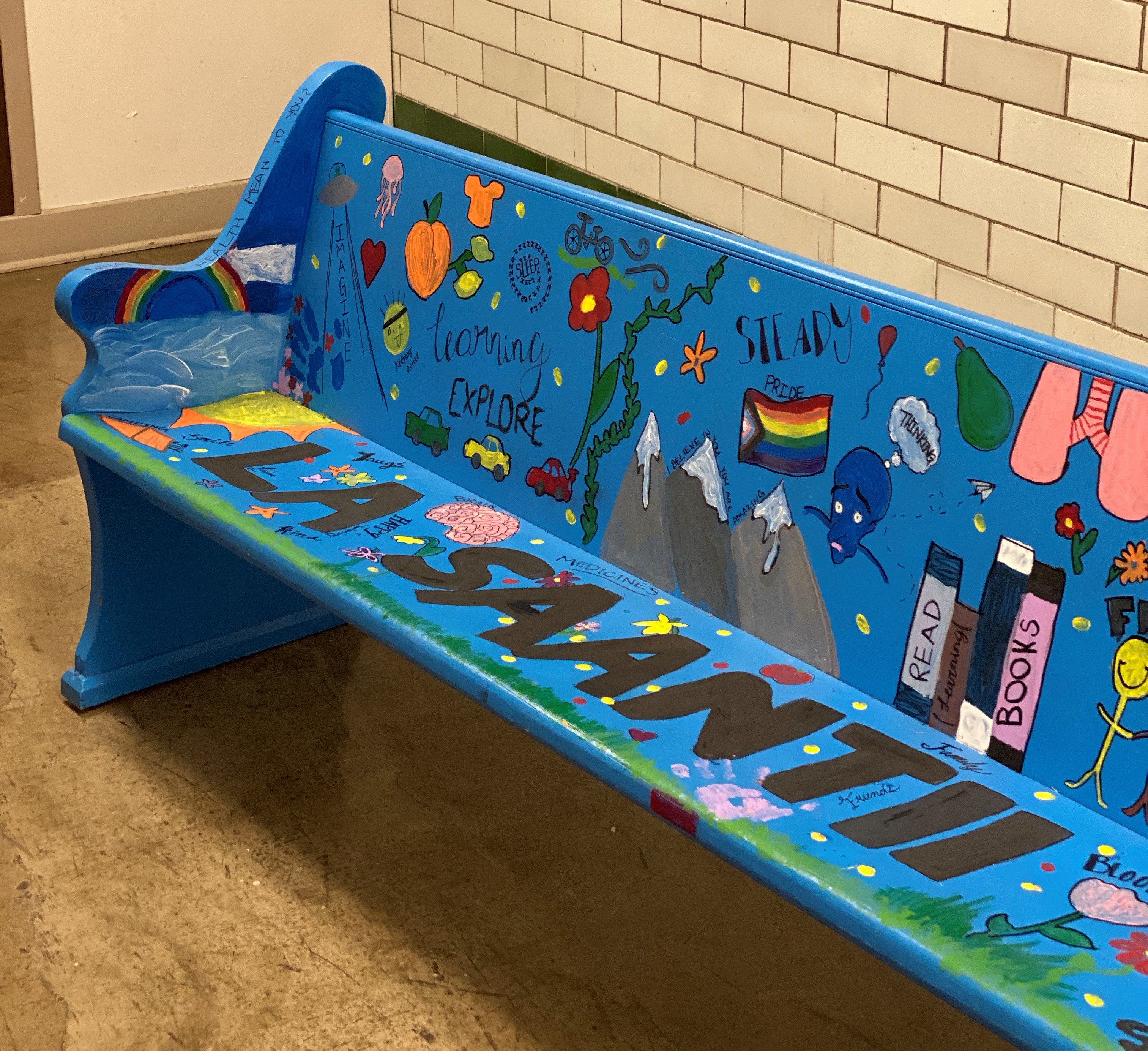 Westmount Wellness Bench. Submitted by Kayla Cropper.