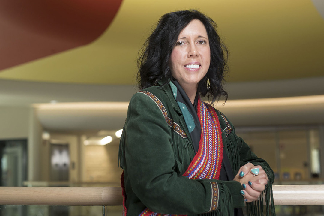 Carrie Bourassa is the scientific director of the Institute of Indigenous Peoples’ Health, which moved to the U of S on Oct. 1. (Photo: Dave Stobbe)