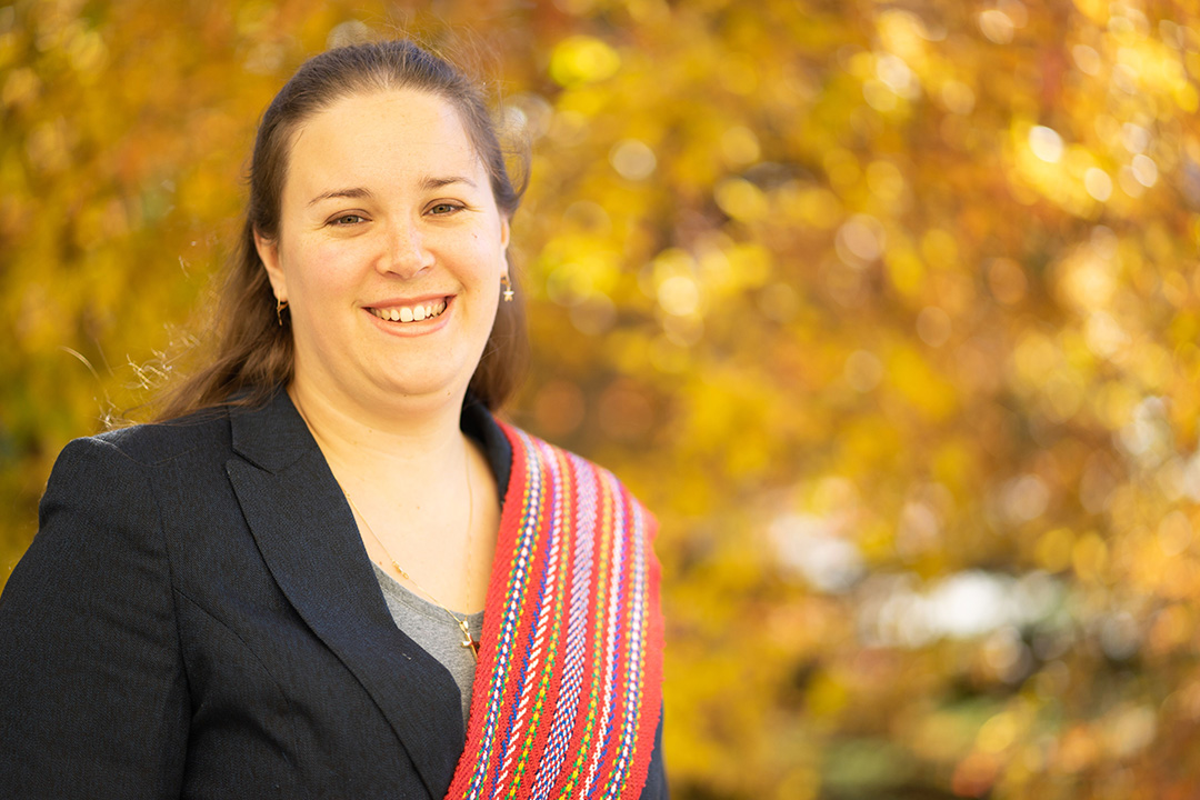 Heather Foulds, assistant professor in USask’s College of Kinesiology, studies the fitness effects of Métis jigging.