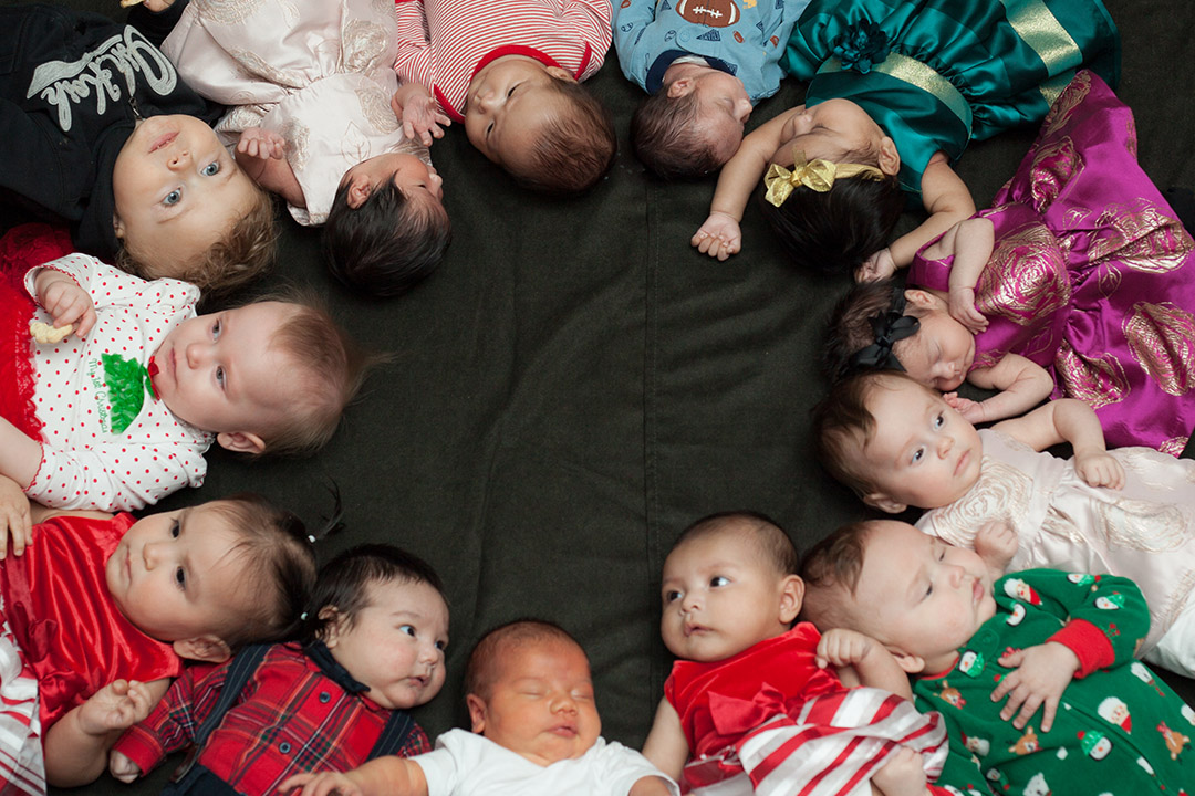 Babies at Sanctum 1.5, a supportive housing program in Saskatoon. (Photo: C-INC Photography)