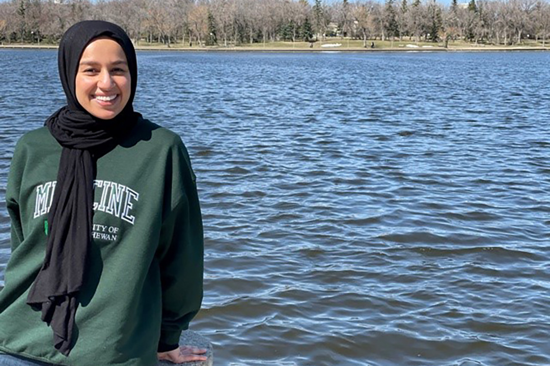 Regina-based medical student Balsam Arwini is set to graduate at USask’s virtual Spring Convocation celebration. (Photo: Submitted)
