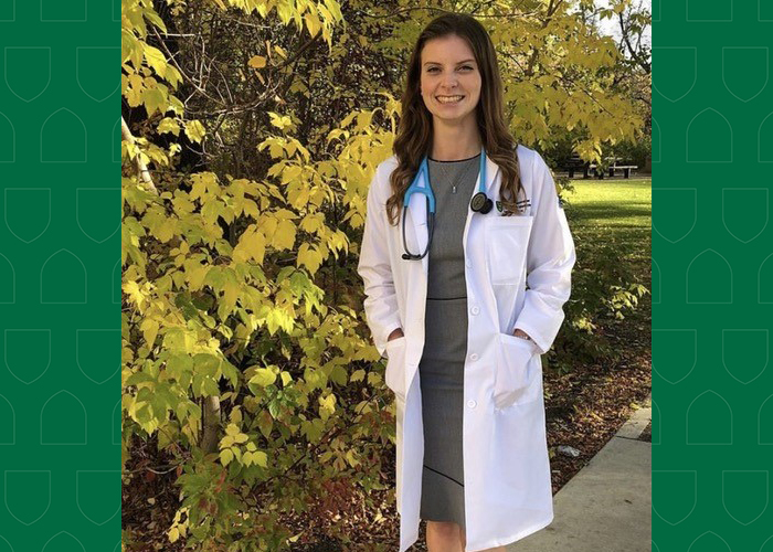 Fourth-year medical student Kyra Ives is studying the effect of deep brain stimulators on patients with Parkinson's disease. (Submitted photo)