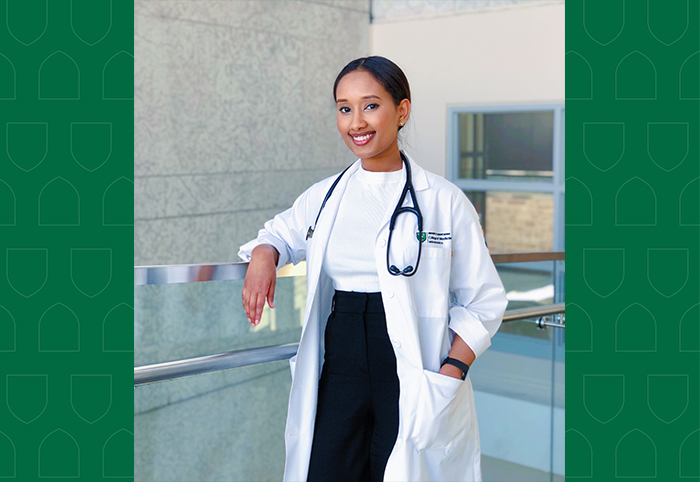 Third-year medical student Nafisa Absher is the co-founder and co-president of the Black Medical Students' Association (BMSA) at the College of Medicine. (Submitted photo)