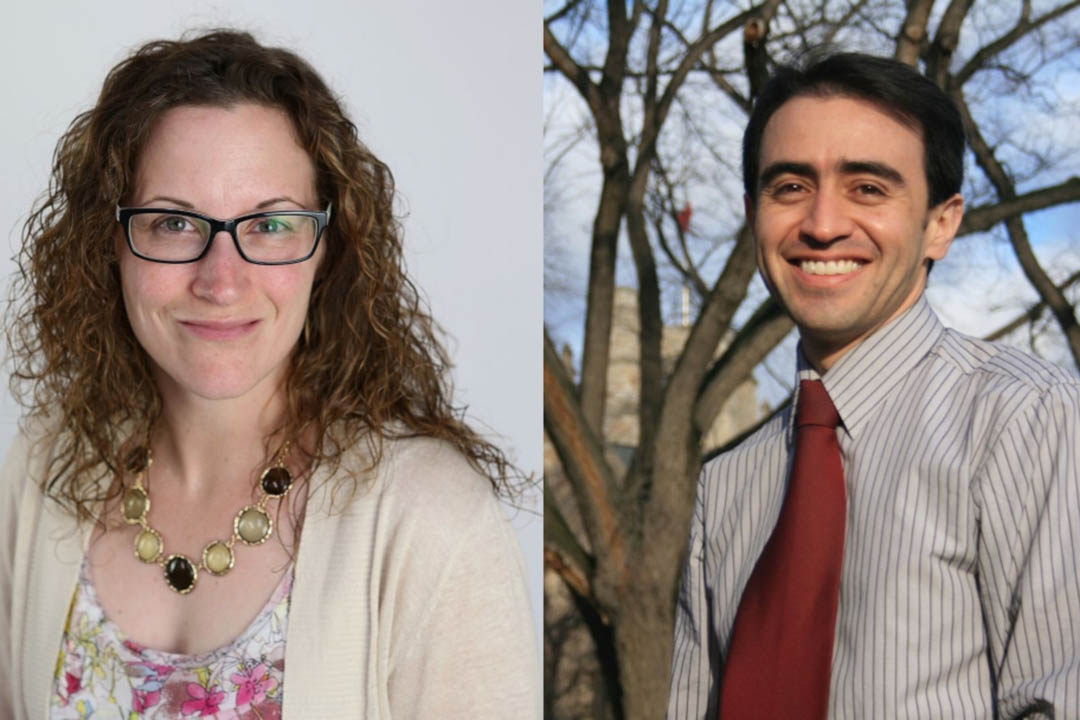 Researchers Dr. Noelle Rohatinsky (RN, PhD) and Dr. Juan-Nicolás Peña-Sánchez (MD, PhD) are collaborating on a project to explore virtual care experiences related to managing IBD. (Photos: Submitted)
