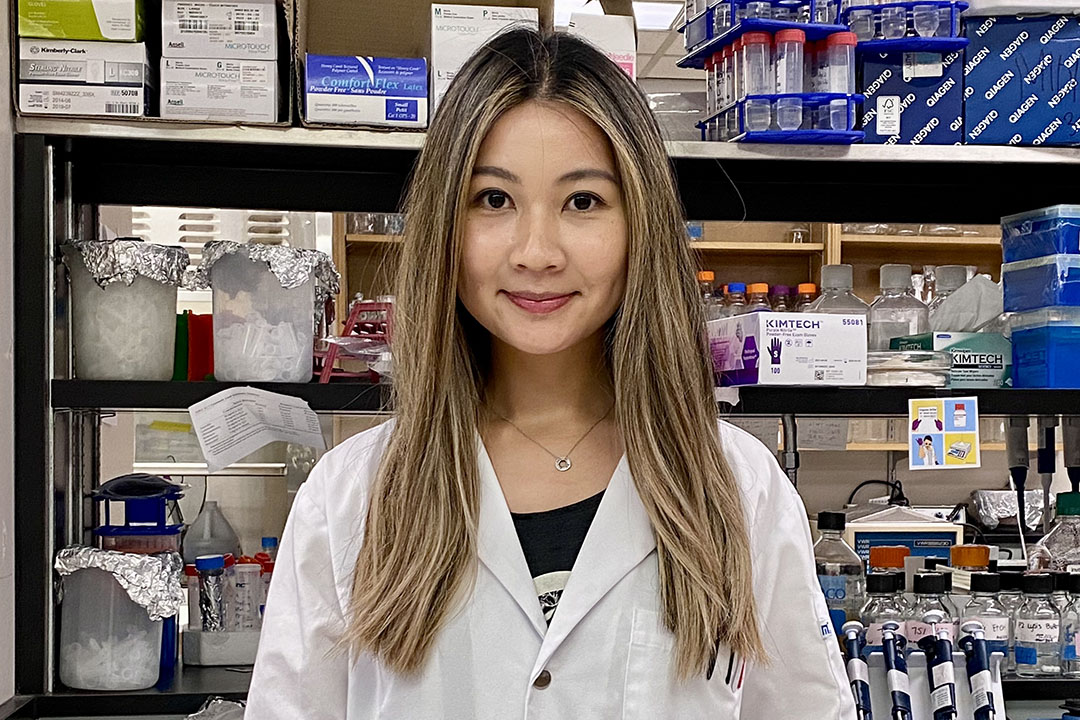 USask College of Medicine PhD student Lai Wong in a laboratory. (Photo: Submitted)