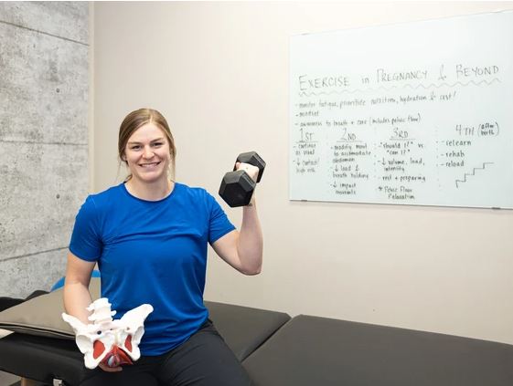 Myranda Reimer is a women's health physiotherapist in Saskatoon with a specialized focus on pelvic care. PHOTO BY MICHELLE BERG /Saskatoon StarPhoenix