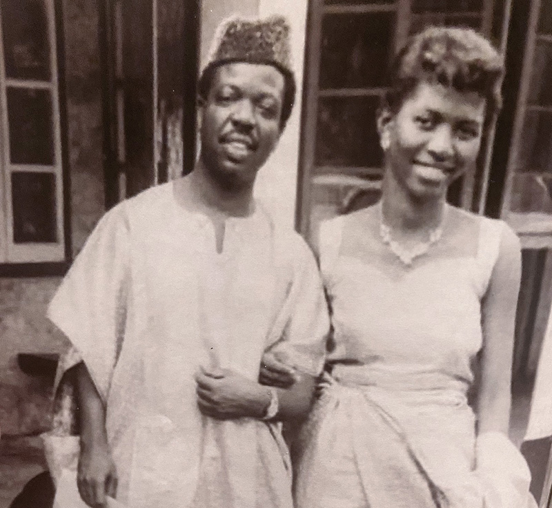 Dr. N.T.C. Agulefo (MD) and his wife Alice on their wedding day in Nigeria on Jan. 22, 1960. (Photo: Submitted)