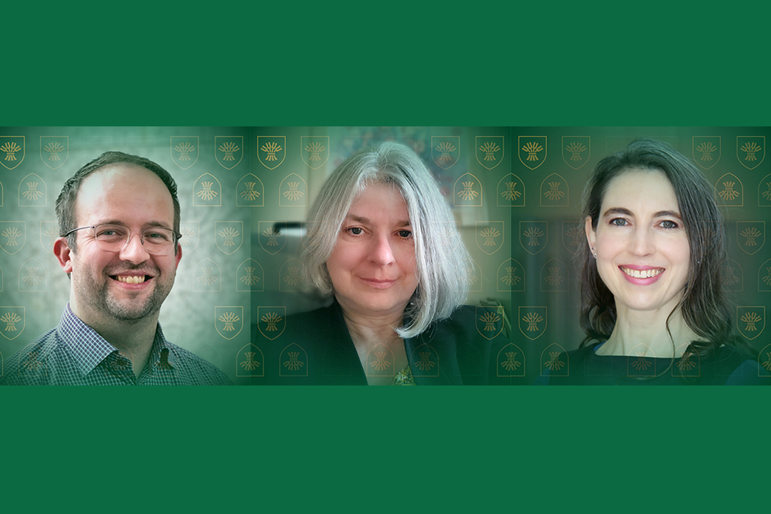 L-R: Dr. Kelsey Brose (MD), Dr. Regina Taylor-Gjevre (MD) and Dr. Julia Boughner (PhD) are among the 2023 USask teaching award recipients.