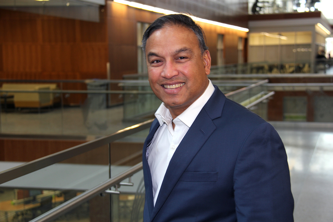 USask professor Dr. Nazeem Muhajarine (PhD) is a professor of community health and epidemiology with USask’s College of Medicine and the director of the Saskatchewan Population Health and Evaluation Research Unit (SPHERU). (Photo: Submitted)