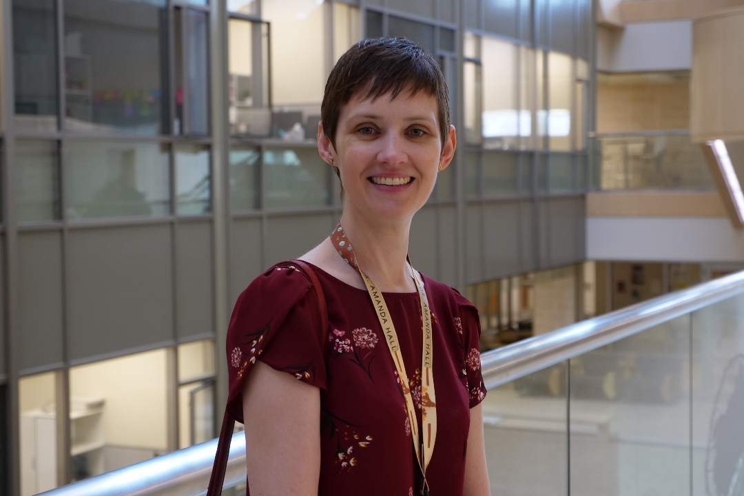 A multidisciplinary team of USask researchers including Dr. Amanda Hall (MD) is using innovative organoid models to explore connections between Crohn’s disease and mental health disorders. (Photo: Submitted)