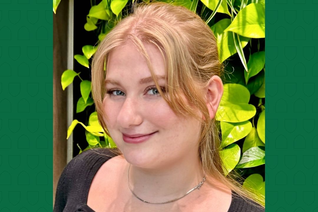 Eve Simpson is a fourth-year undergraduate student pursuing an honours degree in biomedical science at the University of Saskatchewan. (Photo: Jen Quesnel)