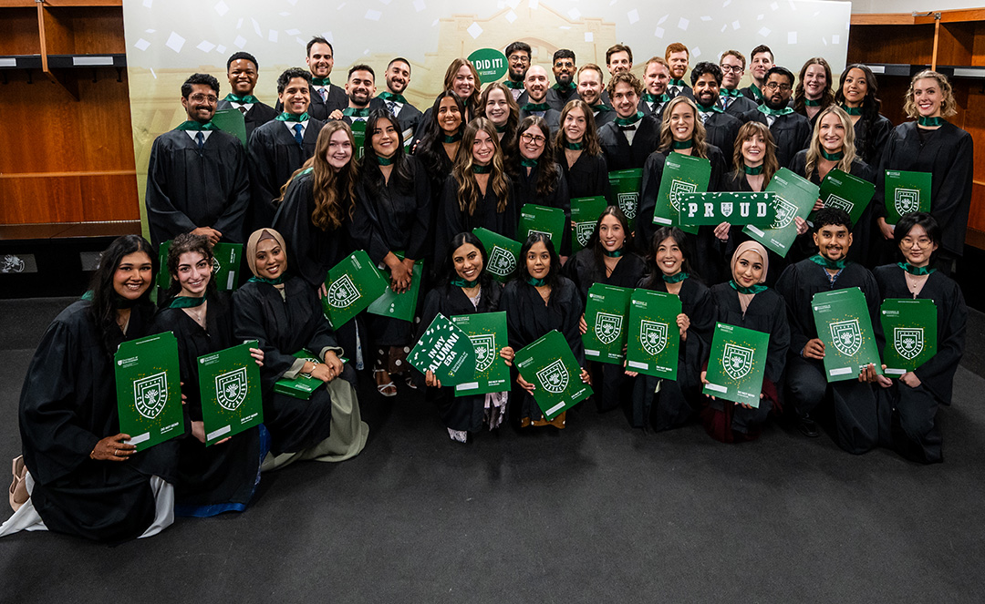 The College of Medicine's MD Class of 2026 from the Regina Campus. (Photo: Matt Braden Photos)