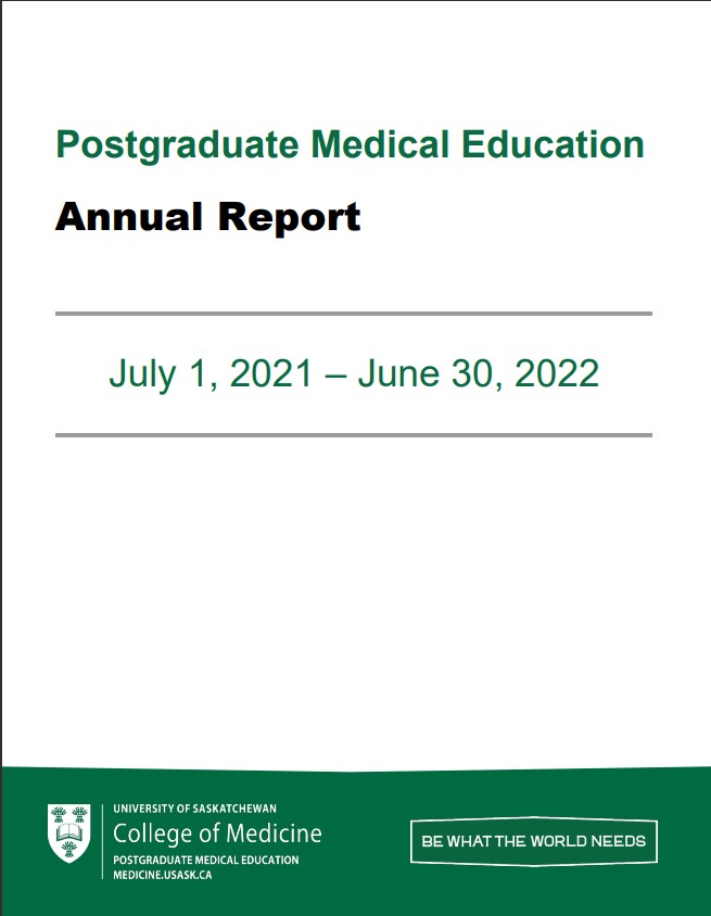 2021 -2022 PGME Annual Report