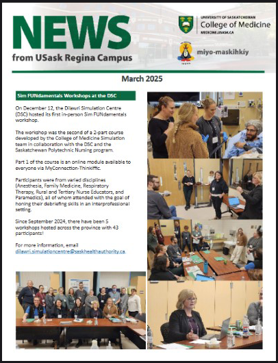 March 2025 Regina campus newsletter